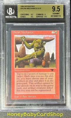MTG Antiquities 1994 Orcish Mechanics BGS 9.5 GEM MINT Old School 93/94 - Image 1 of 4