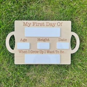 First Day Of Nursery Board, First Day Photo Prop, Reusable Memory Board, School