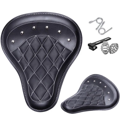 Motorcycle 3" Spring Large Solo Seat Mount For Honda Shadow VLX 600 VT600C - Image 1 of 4