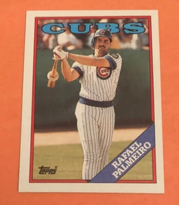 Rafael Palmeiro 1988 Topps #186 Chicago Cubs baseball card - Picture 1 of 2