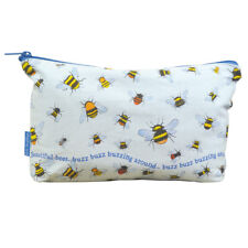 Bees Zipped Pouch bag - Sewing knitting crochet Craft Makeup - Emma Ball ZP07