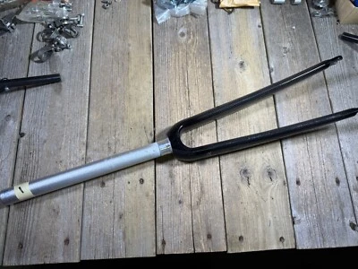 Focus Carbon Fiber Fork 700c Road Bicycle Fork 1-1/8 Threadless USED Alloy Steer - Image 1 of 4