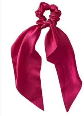 实心花卉蝴蝶结发带弹力发带绳围巾配件 — 第 1/3 张图片