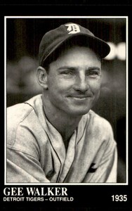 1991 Conlon Collection TSN Gee Walker Detroit Tigers #87