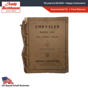 1940 Chrysler Royal Windsor Traveler Saratoga New Yorker Parts List Book OEM - Picture 1 of 7