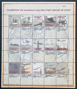 MICRONESIA CENTURY OF FLIGHT MILLENNIUM STAMPS 1999 MNH AIRPLANE CONCORDE BOEING - Picture 1 of 1