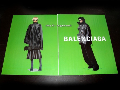 Manichini BALENCIAGA 4 pagine PRINT AD estate 2021 pre collezione JOHN MILLER