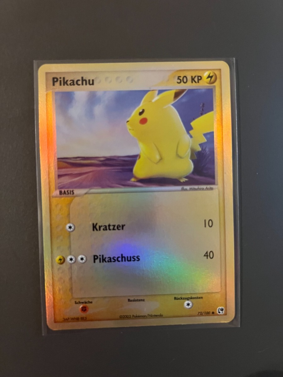 Pikachu Pokémon TCG German Individual Collectible Card Games Pikachu Pokémon TCG German Individual Collectible Card Games