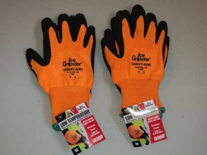 2 Paar Medium Ice Gripster gummibeschichtete kaltes Wetter Winter Arbeitshandschuhe - Bild 1 von 5