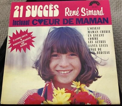 Rene Simard – 21 Succès 2 LP Records Set 1973 Canada Incl “coeur de maman” Pop - Image 1 of 4