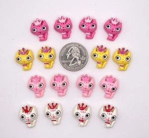 16 Stck. x 3/4 Zoll Harz Katze/Kätzchen Flacheback Verzierung mit Krone/Prinzessin/Niedlich SB291 - Bild 1 von 6