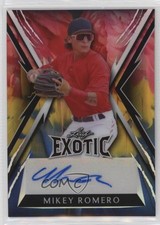 2023 Leaf Exotic Parrot Prismatic /8 Mikey Romero #BA-MR1 Auto