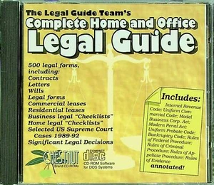 Complete Home and Office Legal Guide - CD for PC (1993) - Unused - Picture 1 of 3