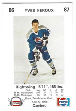 1986-87 Fredericton Express (AHL) Yves Heroux
