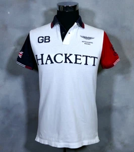 Polo HACKETT-Aston Martin Racing camiseta, manga corta, 100 algodón, talla M - Imagen 1 de 9