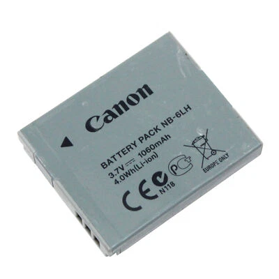 Batteria originale Canon NB-6LH per Canon IXUS105 210 S95 90 SX240 510 520 530 540