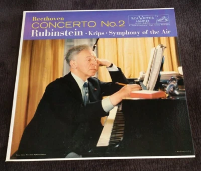 Rubinstein Krips Beethoven Concerto No. 2 Symphony Of The Air 1958 Canada Mono - Image 1 of 2