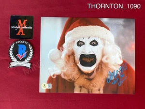 David Howard Thornton Terrifier 3 signed 8x10 photo Art the Clown Beckett horror - Picture 1 of 3