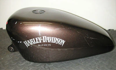 HARLEY DAVIDSON Sportster Brown Motorcycle Fuel Gas Tank Foto 1 de 4