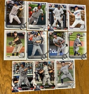 (x11 Lot) Trey Sweeney Antonio Gomez Clayton Beeter etc (ALL 1st Bowman) Yankees