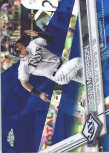 Logan Morrison 2017 Topps edición de zafiro cromado #226 solo 250 fabricados - Imagen 1 de 2