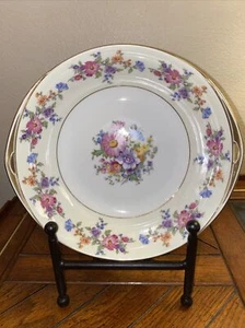 RARE MAGNIFICENT BOHEMIA "FLORADORA" CZECH china VEGETABLE SERVING BOWL - Picture 1 of 11