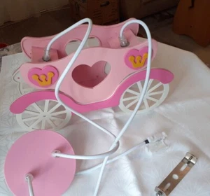 GLOBO Deckenlampe Kinderzimmer rosa Mädchen „Rosa Kutsche" gebraucht - Bild 1 von 5