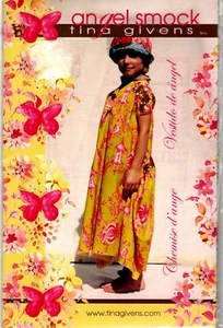 Angel Smock Girls Sewing Pattern by Tina Givens TG-K5021 Size 2-6 - Picture 1 of 2
