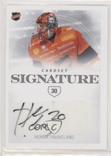 2019-20 Cardset Finland SM-liiga Series 1 Signatures /125 Henrik Haukeland Auto