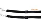 2x Black Adjustable Hand Wrist Strap For Nintendo Wii Remote Controller PS Move