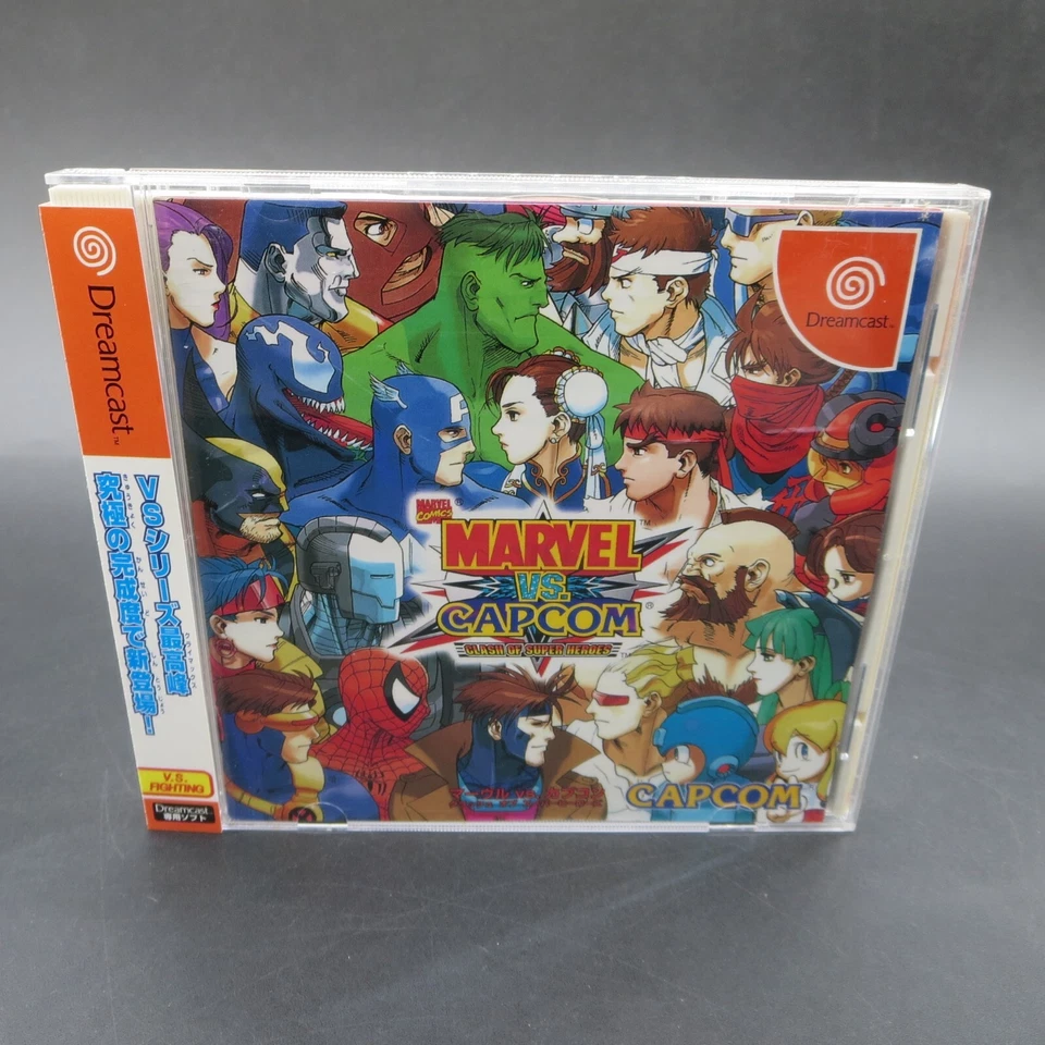 Marvel vs Capcom Dreamcast with Spine and Manual Japan - Image 1 of 4