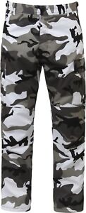 Tactical BDU Pants Camo Cargo Uniform 6 Pocket Camouflage Military Army Fatigues
