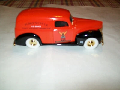 Ertl JLE #GD6062 "Pudgy's Cycle #1" 1940 Ford Panel Van Bank 1/25 Scale NOS - Image 1 of 4