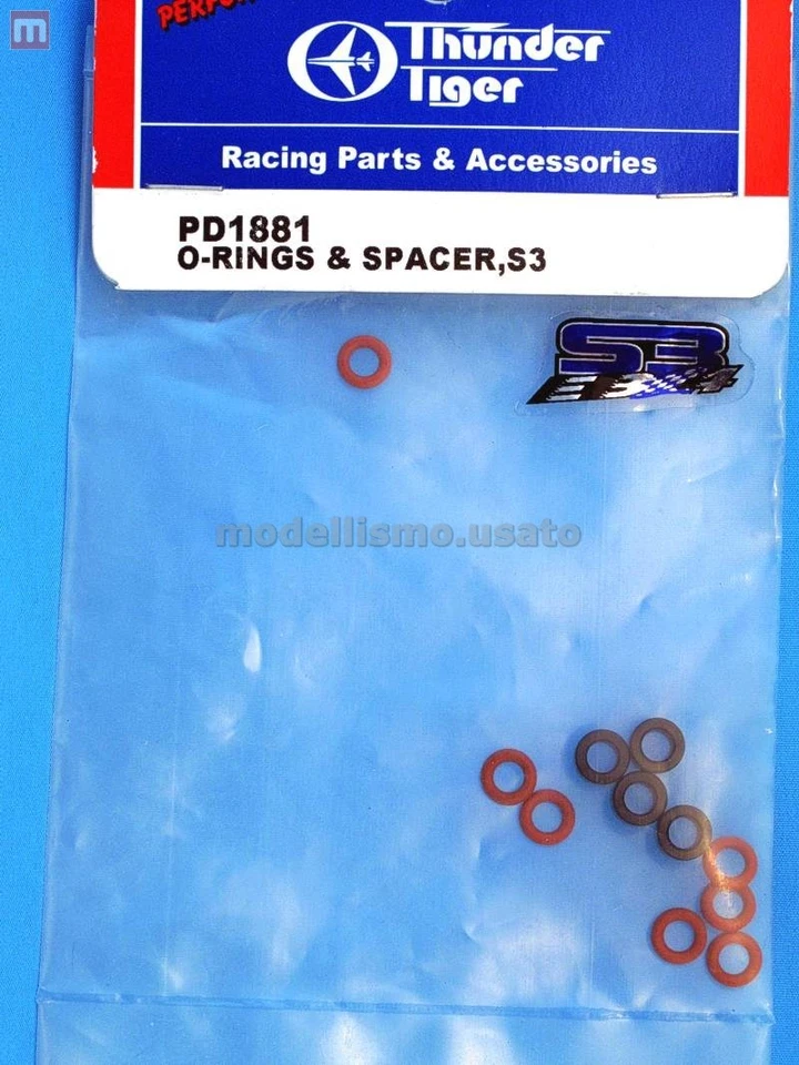 Thunder Tiger PD1881 O-Ring Buchsen Stoßdämpfer EB4-S3 Abstandshalter Modellbau - Bild 1 von 1