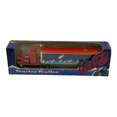 Ertl Collectible Tractor Trailer Coca Cola Skiing Bear 1/64 Die Cast Semi Truck - Image 1 of 4