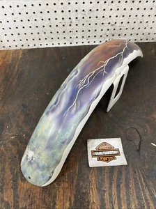 Genuine Harley Narrow Glide Sportster FXR Dyna FRONT Fender 254 - Picture 1 of 14