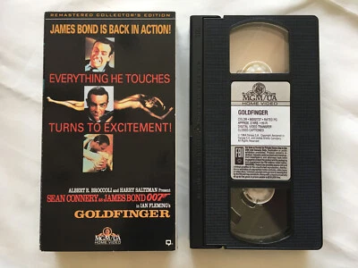 James Bond 007 Goldfinger Sean Connery Remastered Collector's VHS Englisch TOP - Bild 1 von 3