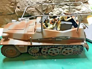 Lineol Tin German Sdkfz 250/3 halftrack communications with guns 1/24"- 70 mm - Picture 1 of 9