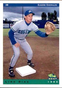 1993 Eugene Emeralds Classic/Best #11 Lino Diaz Altoona Pennsylvania PA Card