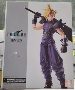 Bring Arts Final Fantasy VII 7 Cloud Strife Action Figure NEW SEALED - Bild 1 von 8