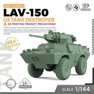 SS144955 V2.0 1/144 Military Model Kit US LAV-150 Tank Destroyer 3D PRINTING - Picture 1 of 5