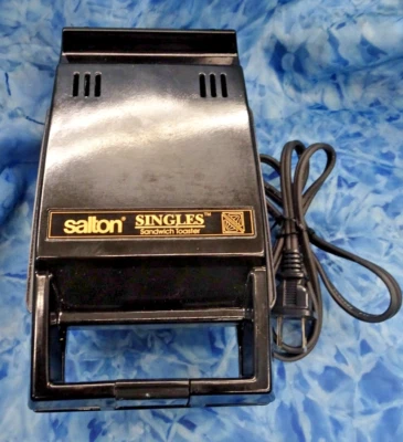 Винтажный тостер SALTON Singles Sandwich Maker SA-1 ПРОВЕРЕННЫЕ РАБОТЫ - Изображение 1 из 4