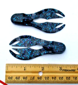 10ct BRUISER 3.5" Super JIG CHUNKS Bass Fishing Baits Jigs Trailers - Picture 1 of 5