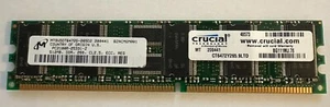 Micron 512MB PC2100 DDR-266MHz Memory (MT9VDDT6472Y-256D2) - Picture 1 of 1