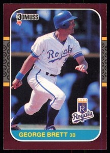 1987 Donruss Opening Day George Brett Kansas City Royals #206