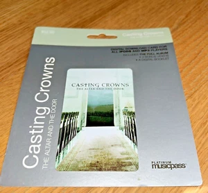 2007 Vintage CASTING CROWNS - GIFT CARD  (No Value) COLLECTIBLE - Picture 1 of 3