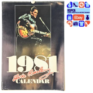 The Elvis Presley Calendar 1981 Official Danilo Vintage Collectable 42x30cm - Picture 1 of 6