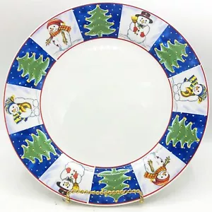 Royal Norfolk Schneemann und Bäume 10" Teller - Bild 1 von 4