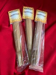Anna Riva Schutz Räucherstäbchen 3 Packungen jede Packung hat 22 Stäbchen 11" lang - Bild 1 von 5