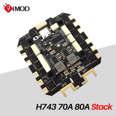9IMOD H743 Flight Stack H743 Flight Control+ 70A/80A ESC For RC FPV Racing Drone - Image 1 of 4